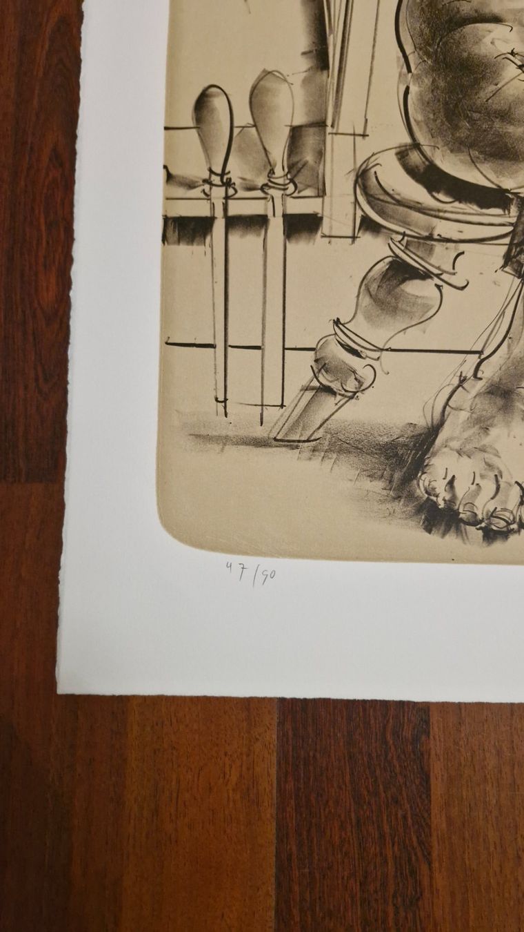 Grafica & Litografie: Hans Erni, der Rahmenmacher – Nuovo e nell'imballaggio originale da Elgg venduto da j.hilber 1