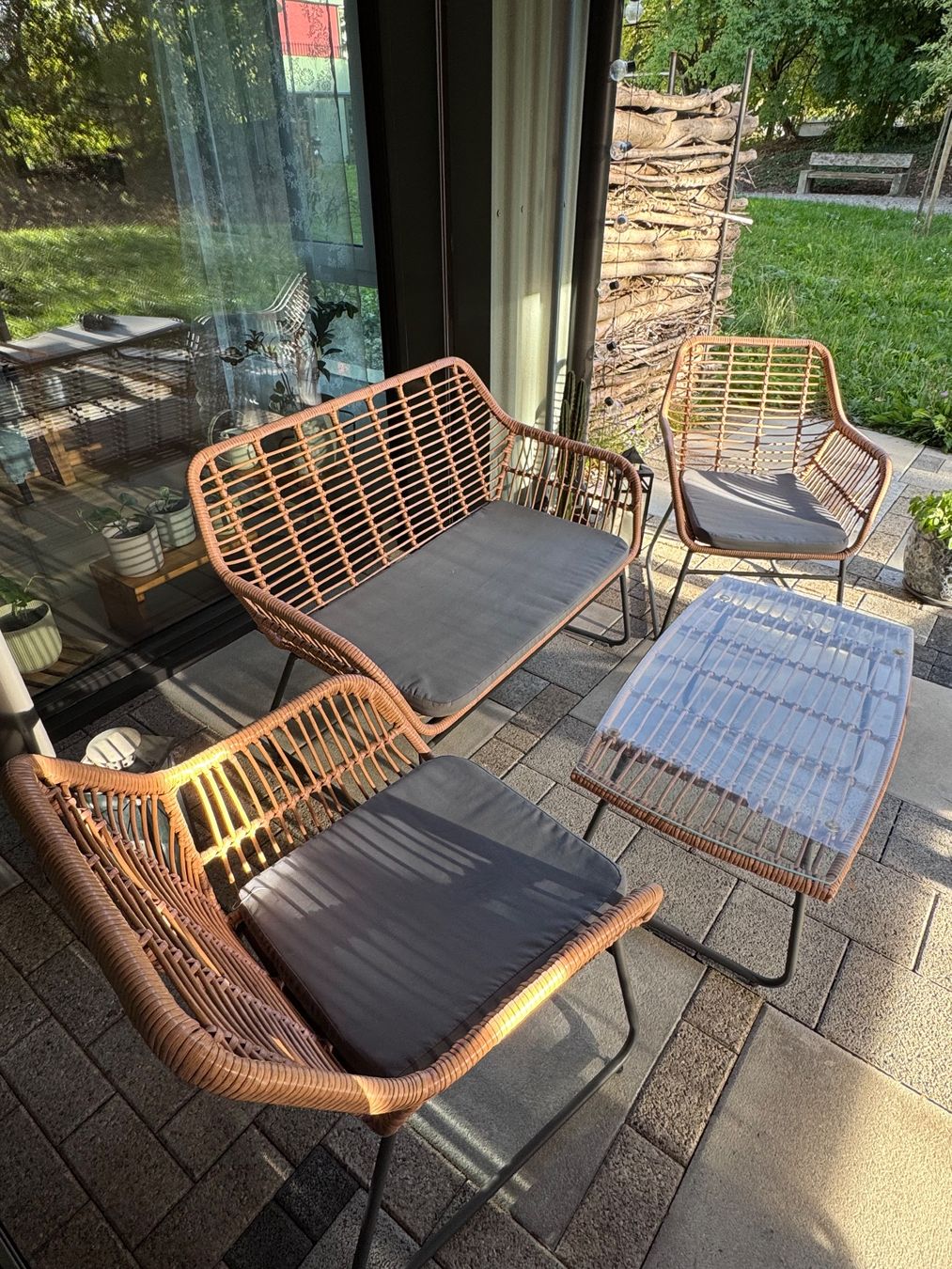 Sedie: Gartenlounge in Rattanoptik – Usato da Wil SG venduto da olivia307
