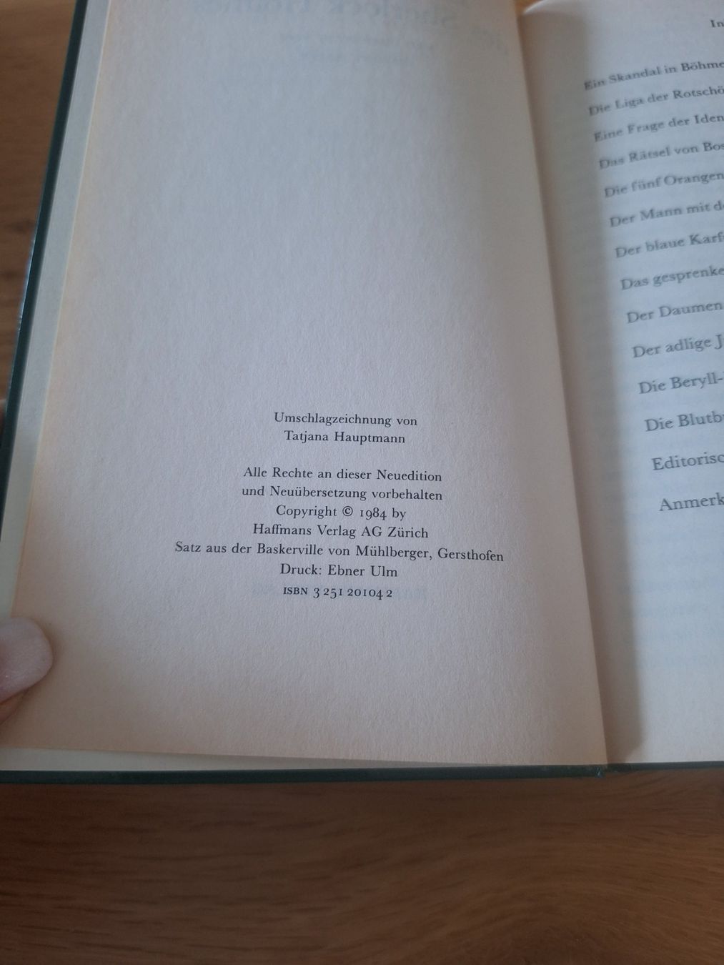 Libri: Buch Sherlock Holmes, Sir Arthur Conan Doyle 1984 – Usato da Wanzwil venduto da chlinih93 1