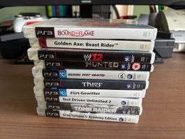 10 PS3 Games (Tomb Raider, Gran Turismo, Bound by Flame etc)