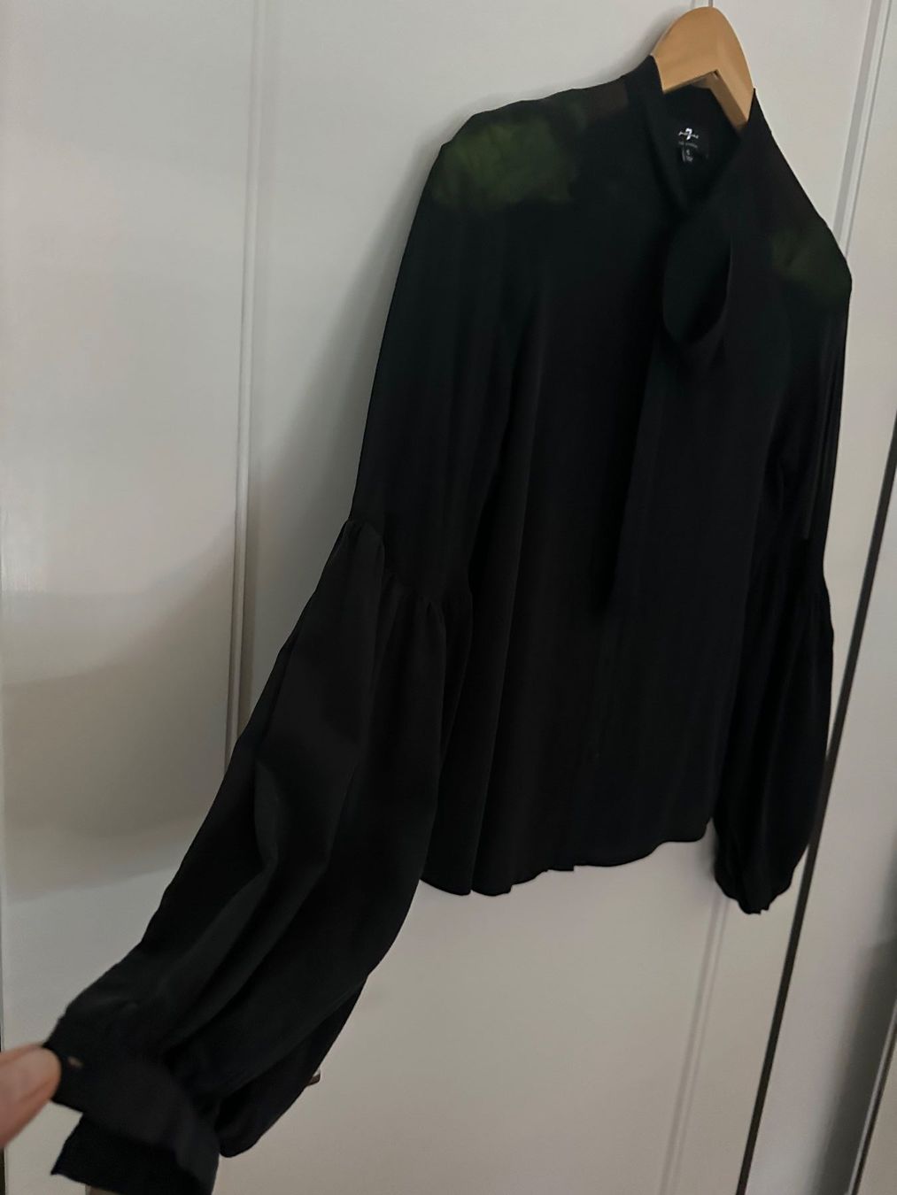 Camicette: Bluse 7 For All Mankind Schwarz Damen – Usato da Weggis venduto da emanjo 3