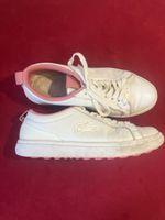 Lacoste Sneaker weiss rosa gebraucht getragener Zustand