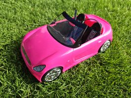 Barbie Cabrio Auto pink mit Zebra-Sitzen Top Zustand