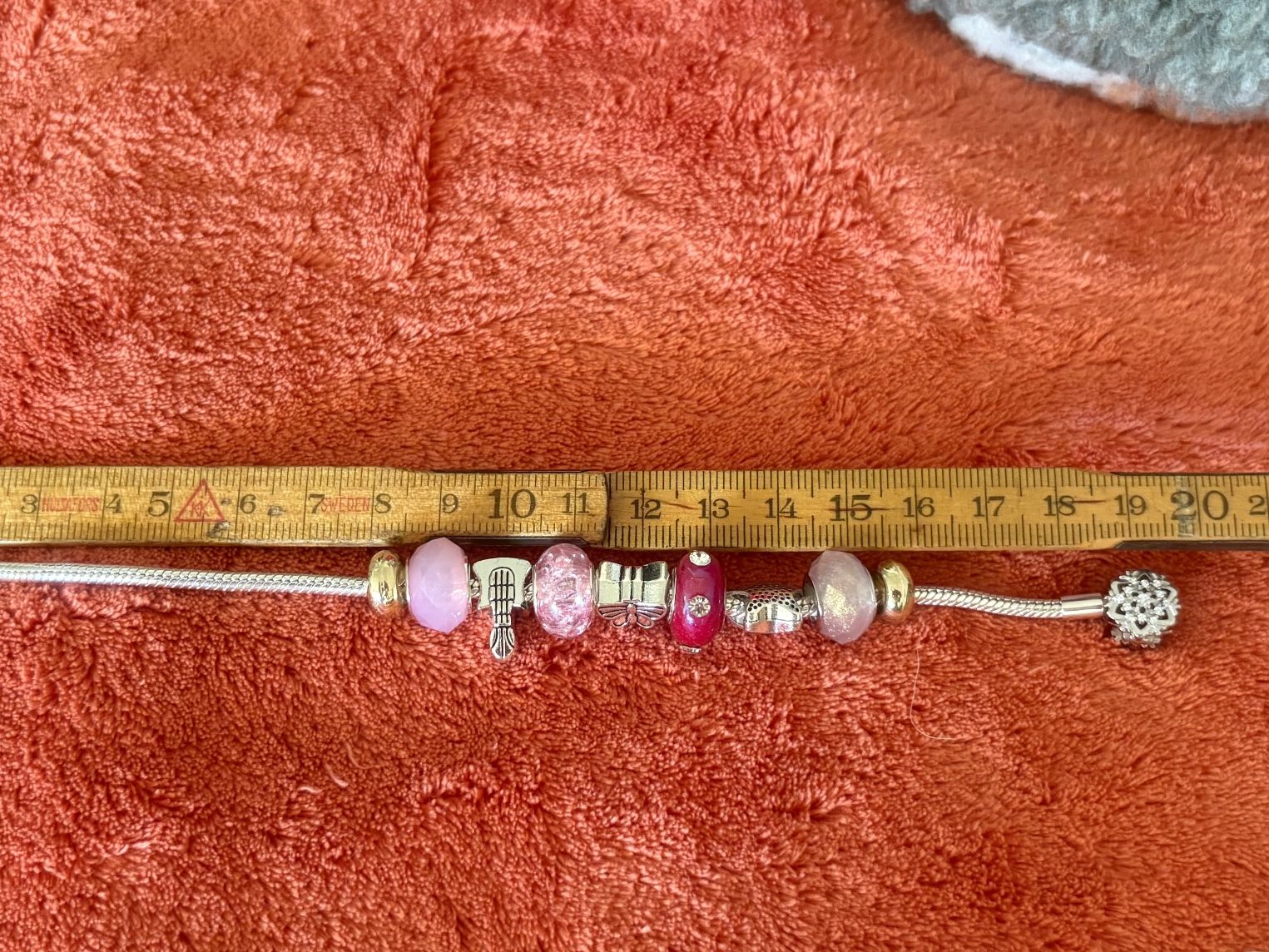 Bracciali & Braccialetti: Luxus Elegante 20 cm Armband/Beads Farbe :Silber/Multicolore – Nuovo (secondo la descrizione) da Biel-Bienne venduto da Roserosse13 5