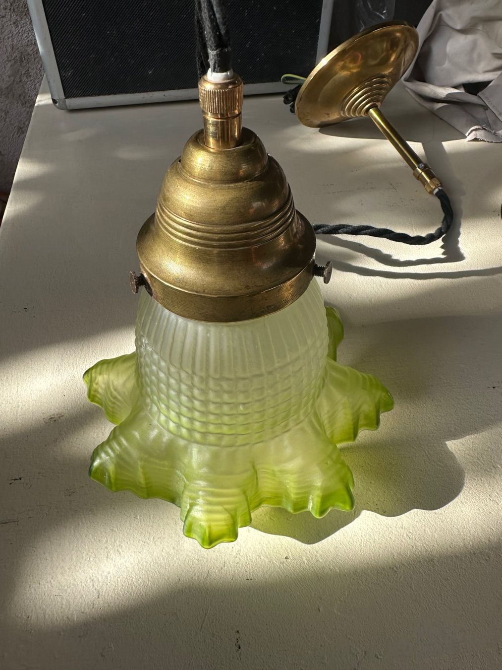 Lampes: Lampada con pera verdina – D'occasion à Sagno par ang_fs6n