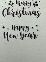 Gummistempel „Happy New Year“ – Neujahr / Silvester