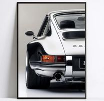 Porsche Auto Poster Leinwandbild 40x60cm NEU (Rahmenlos)