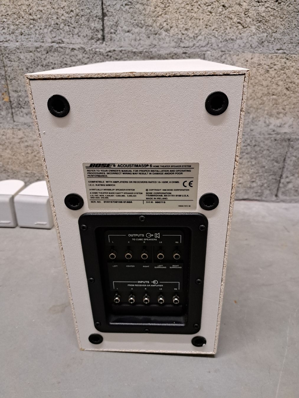 Bose Home Cinema: Bose Acoustimass 6 – Usato da Aproz (Nendaz) venduto da raphfournier 4