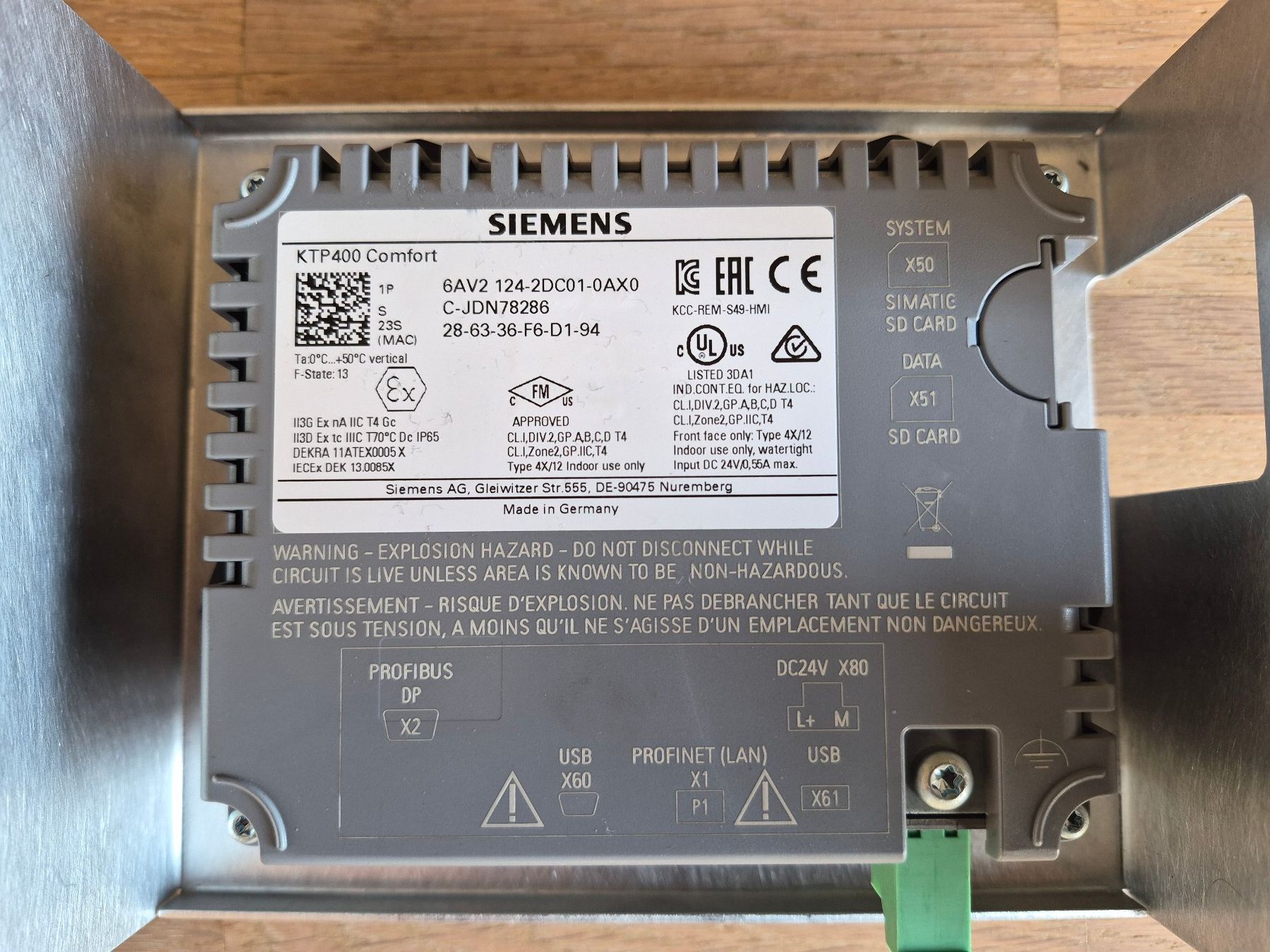 Siemens Componenti elettronici: Siemens Simatic KPT400 Comfort HMI – Nuovo (secondo la descrizione) da Rapperswil BE venduto da SF-15 2