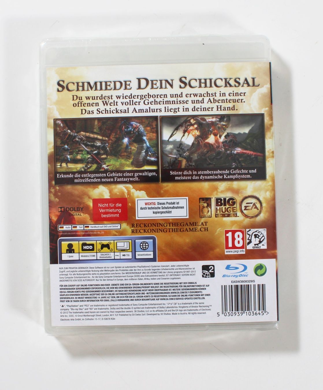 Sony Giochi: SONY PS3: RECKONING - NEU & ORIGINALVERPACKT – Nuovo e nell'imballaggio originale da Brüttisellen venduto da Collector-Corner 1