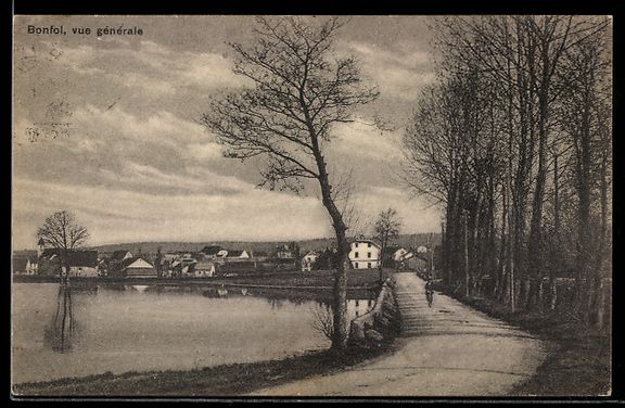Cartoline postali: AK Bonfol, Vue générale – Usato da Berlin venduto da bartko-reher