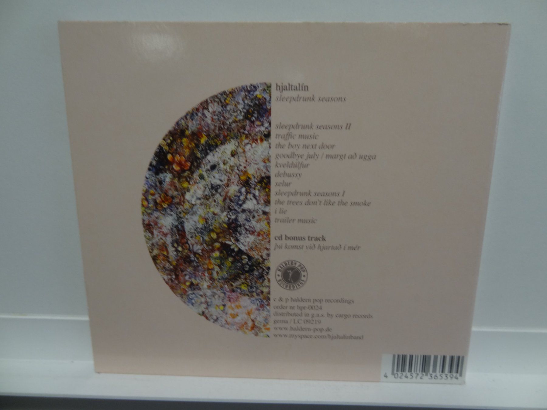CD: Hjaltalín, Sleepdrunk Seasons – Usato da luzern venduto da musicandart 1
