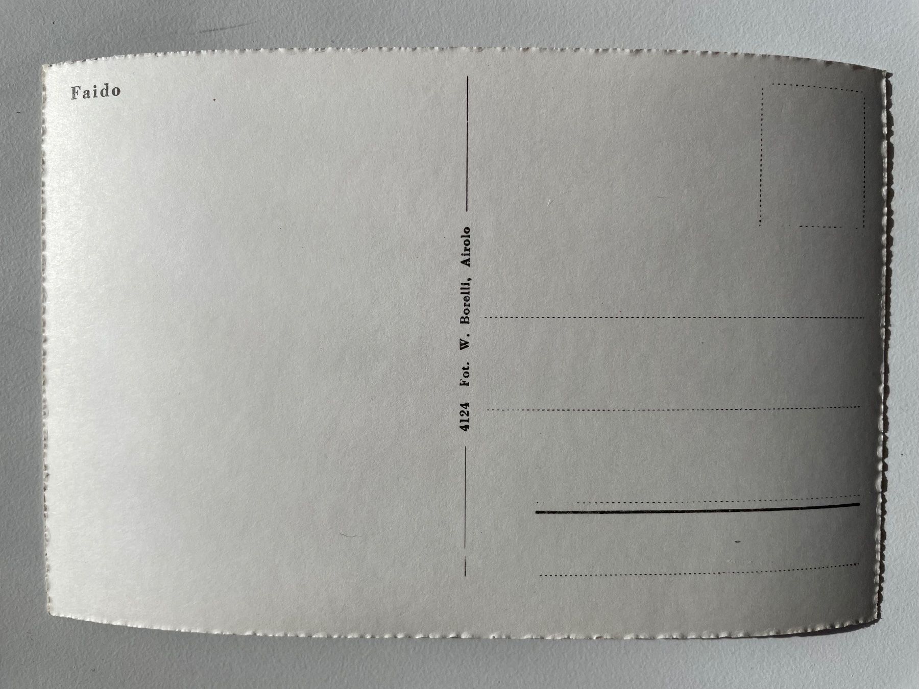 Cartoline postali: Faido panorama – Usato da Faido venduto da Fusnengo 1