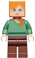 Lego Minecraft Minifigur- Alex (min017)