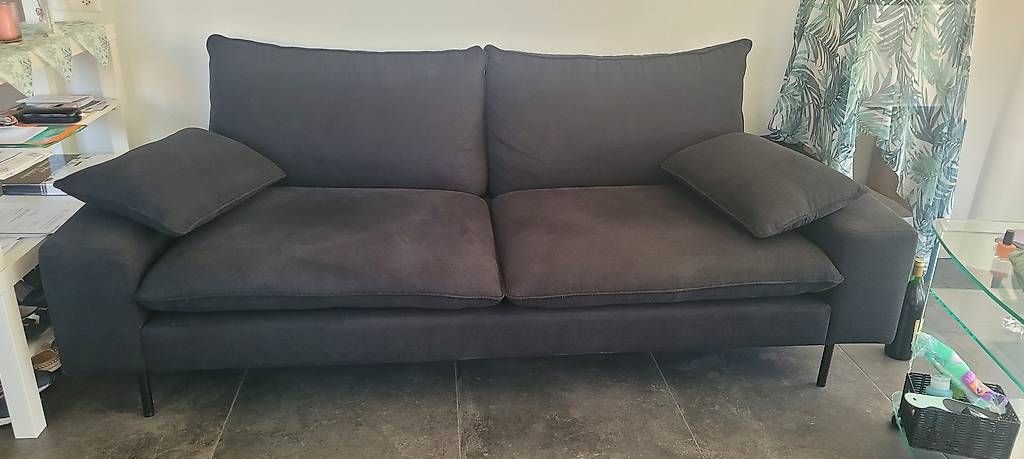 Gonser Sofas: 2er Sofa schwarz – Gebraucht aus Saland von eve_sms2 1