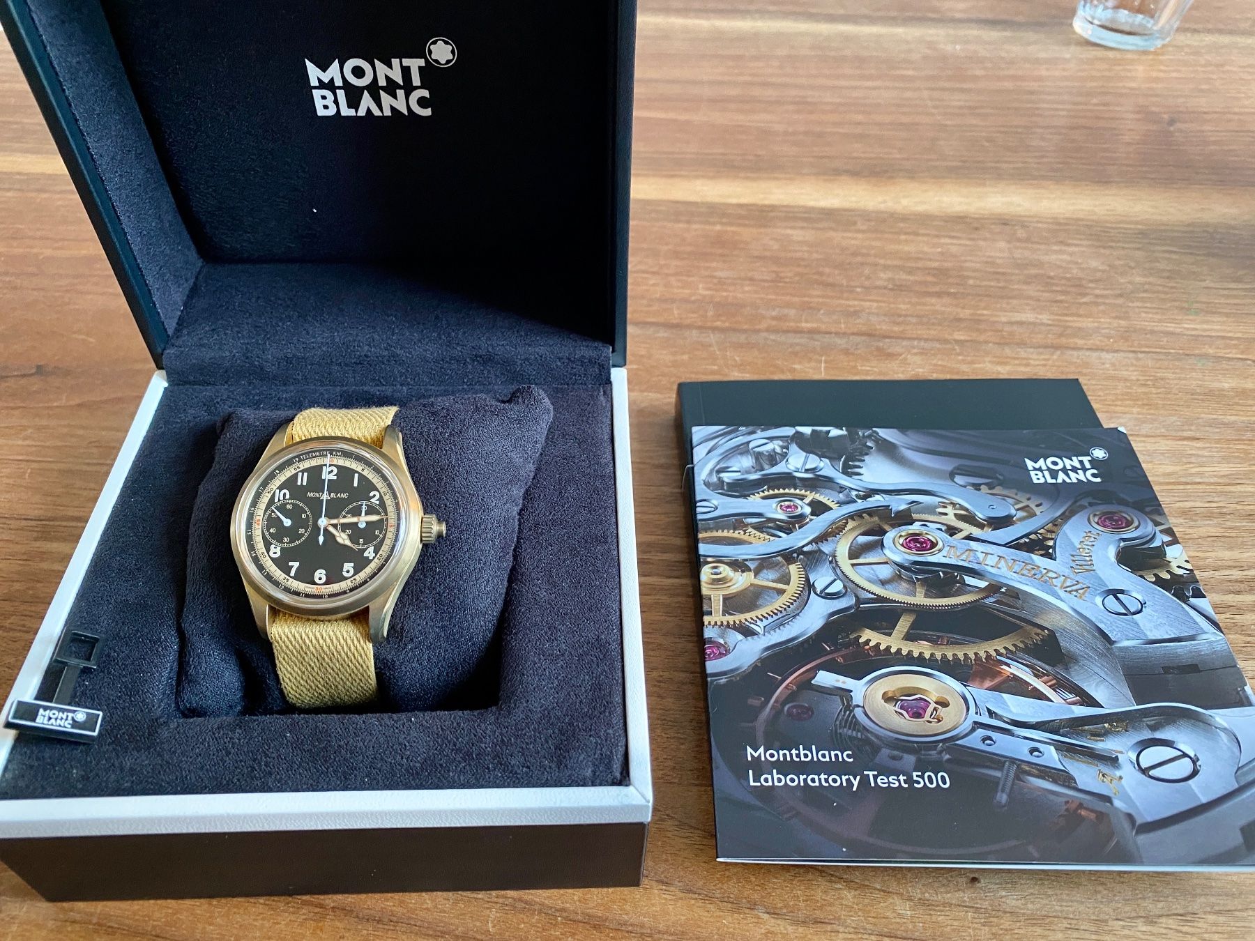 Montblanc Uhren: Montblanc 1858 Monopusher Chronograph Limited Bronze – Gebraucht aus Birmensdorf ZH von PolzerJ1 1