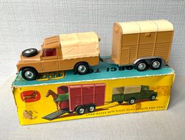 🟡🔵 CORGI TOYS # GS 2 / Land Rover and Pony Trailer / 1958