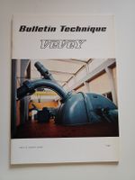 Bulletin Technique Vevey 1961 - divers sujets 