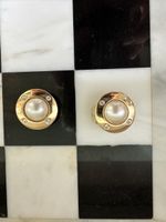 Vintage Christian Dior Ohrringe mit Perlen und Steinen