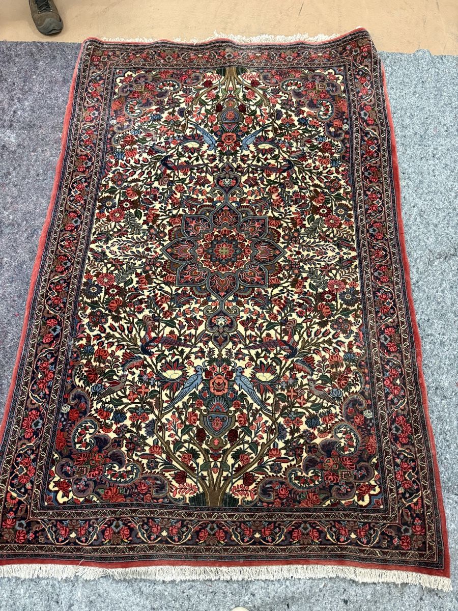 Tapis oriental noué main à motifs floraux 215x140 cm (Gebraucht) in ...