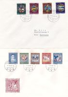 12 Pro Patria-Briefe, meist mit ET-Stmp.