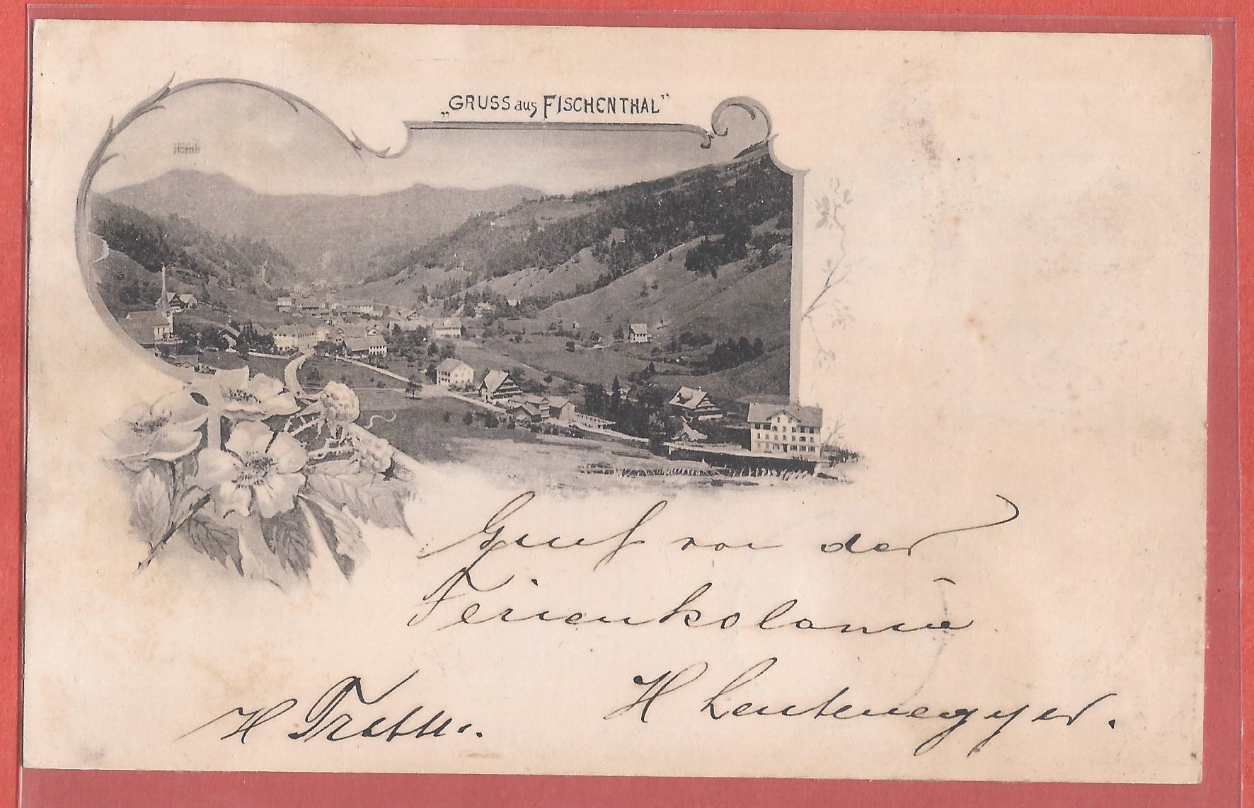 Ansichtskarten: Fischenthal - 1899 – Gebraucht aus Fislisbach von Porano