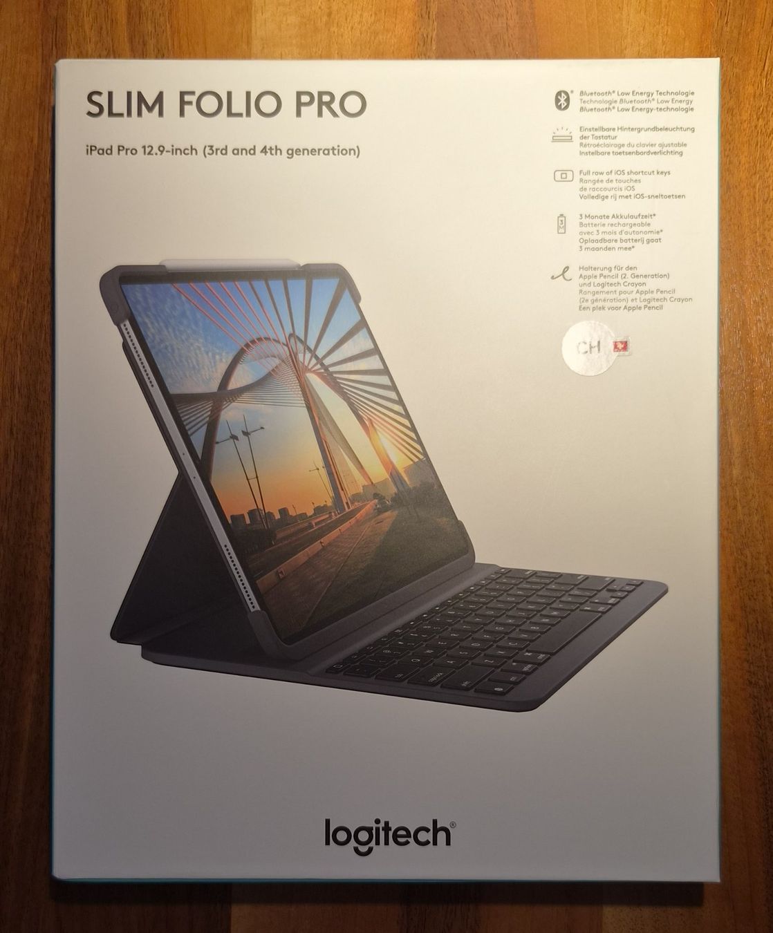 Logitech Tastiere: Logitech Slim Folio Pro für iPAD Pro 12.9" – Usato da Meggen venduto da Isi55