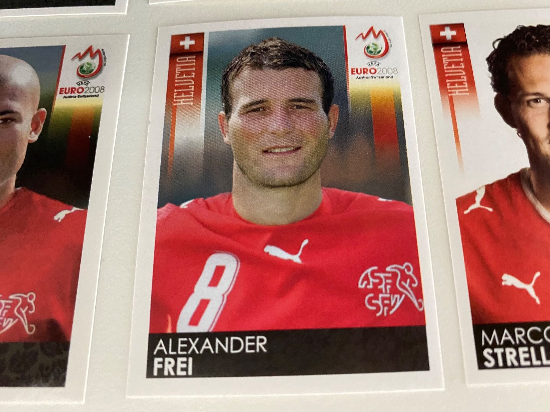 Panini Carte collezionabili: Panini Bilder. Komplett-Set Schweiz Nati EM 2008 – Usato da Hergiswil LU venduto da FcMalkov 2