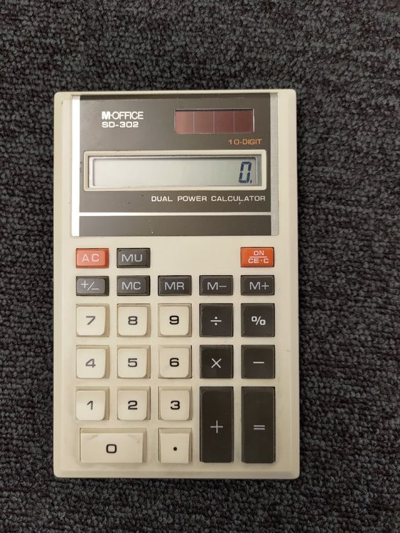 MOffice SD302 Taschenrechner Migros Nostalgie Kaufen auf Ricardo