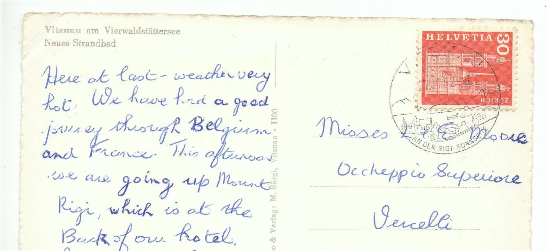 Cartes postales: VITZNAU Neues Standbad – D'occasion à Jona par philajona 1