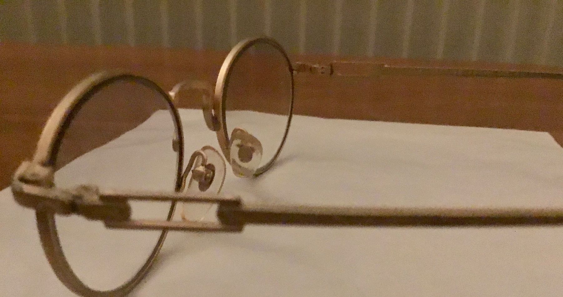 Occhiali & Lenti: Vintage Brille, Gold Runde Gläser – Usato da Schlieren venduto da Jeajet 2