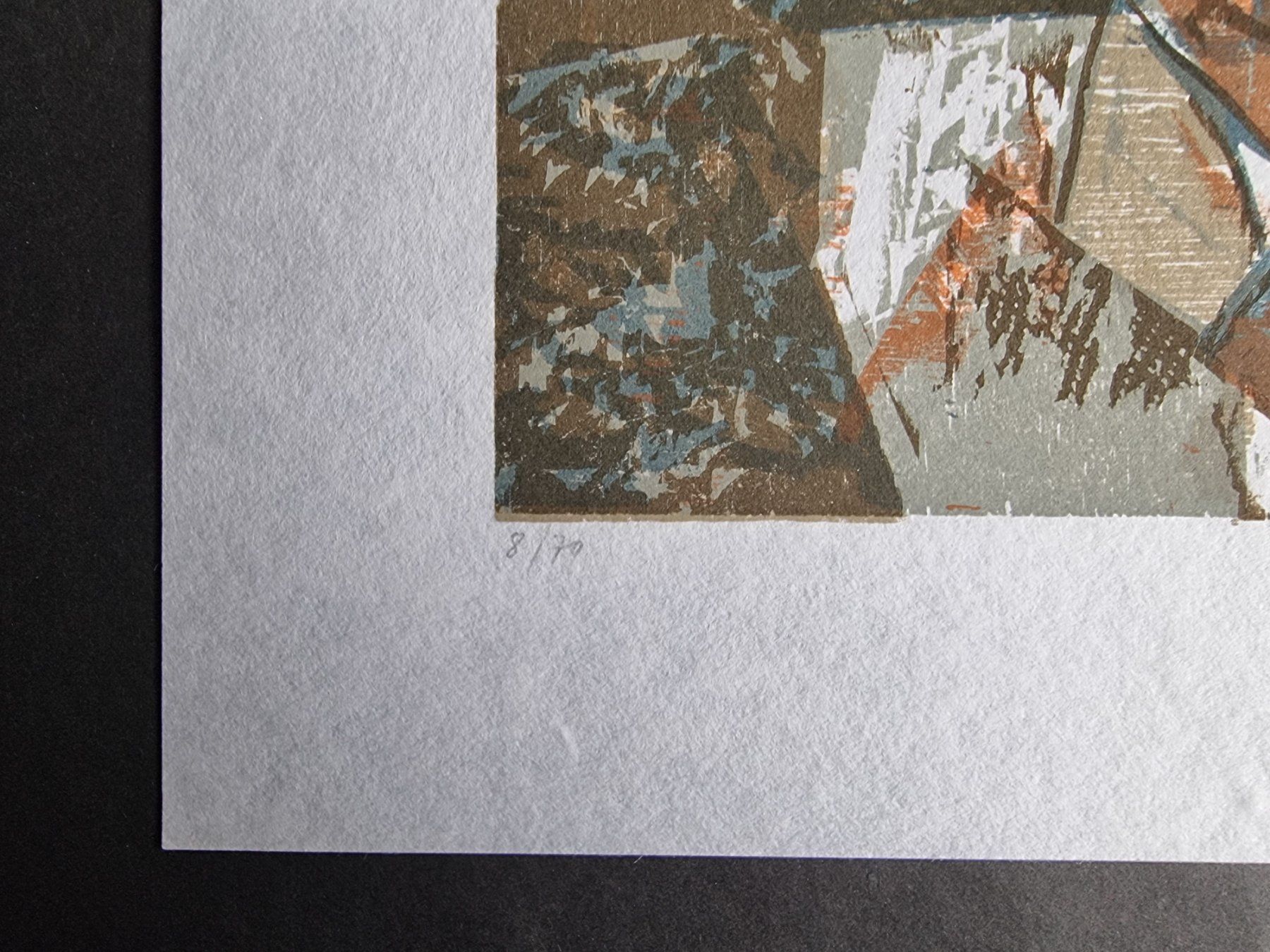 Holzschnitte: FRED BAUER FARB-HOLZSCHNITT SIGNIERT NUMMERIERT – Gebraucht aus Gersau von grafik-kunst 4