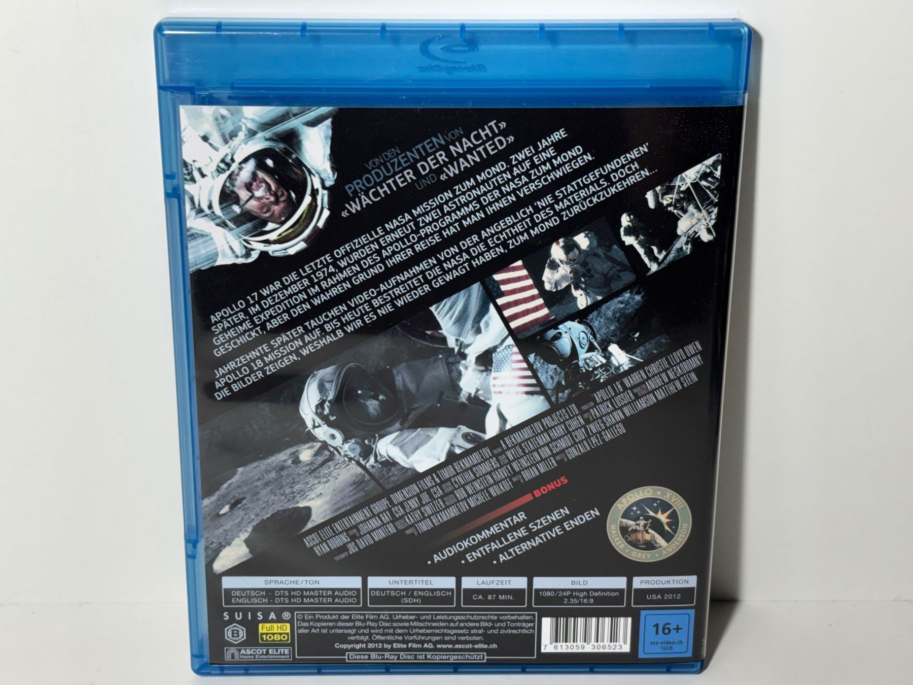 Alle DVDs: Apollo 18 Blu Ray – Gebraucht aus Wilderswil von Sstriker 1