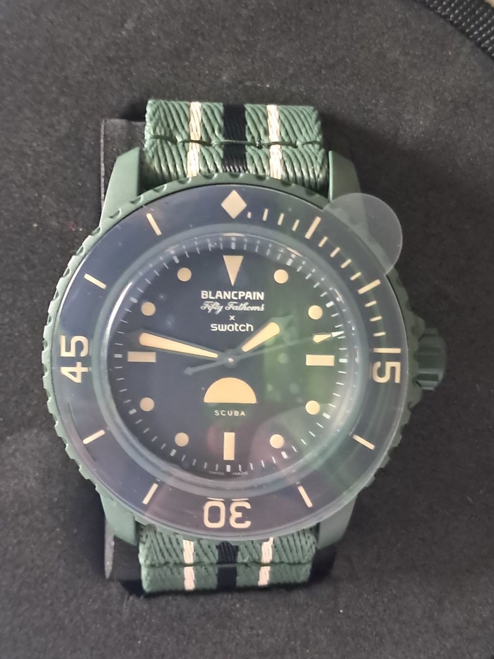 Swatch Orologi: Swatch x Blancpain Green Abyss – Nuovo e nell'imballaggio originale da Niederhasli venduto da zvb_fgn2 1