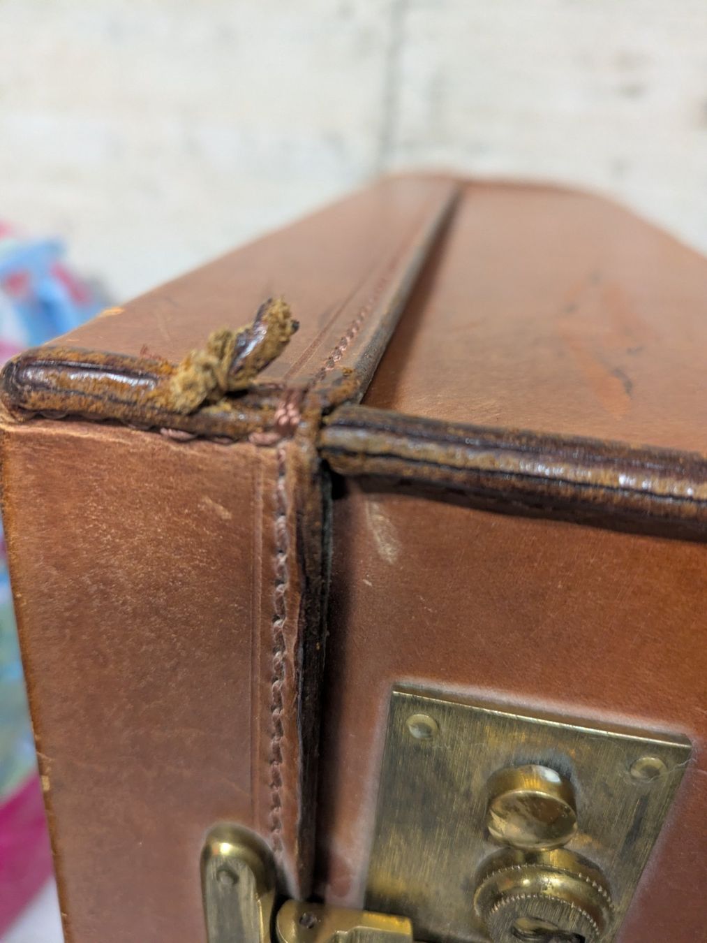 Valigie: Leather vintage suitcase – Usato da Bruson venduto da emm_65zh 6
