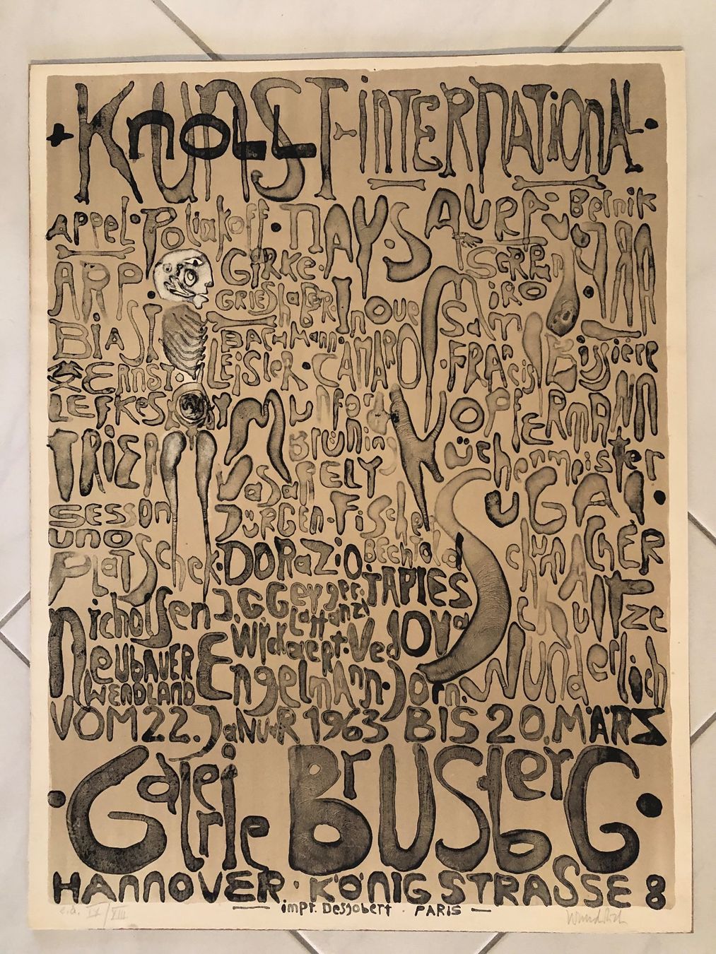 Foto & Immagini: gebrauchtes Kunstplakat "Knoll International – Usato da Brüttisellen venduto da Esthi49