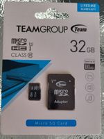 Neue Teamgroup Micro SD-Karte 32GB mit Adapter!