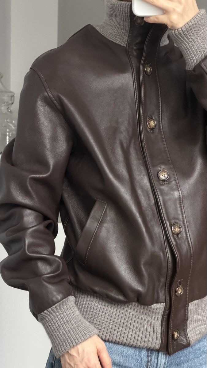 Giacche: Leather bomber – Nuovo e nell'imballaggio originale da Paradiso venduto da viorea 5