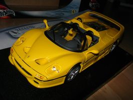 Ferrari F 50 Cabriolet (1995) gelb * Hot Wheels 1:18