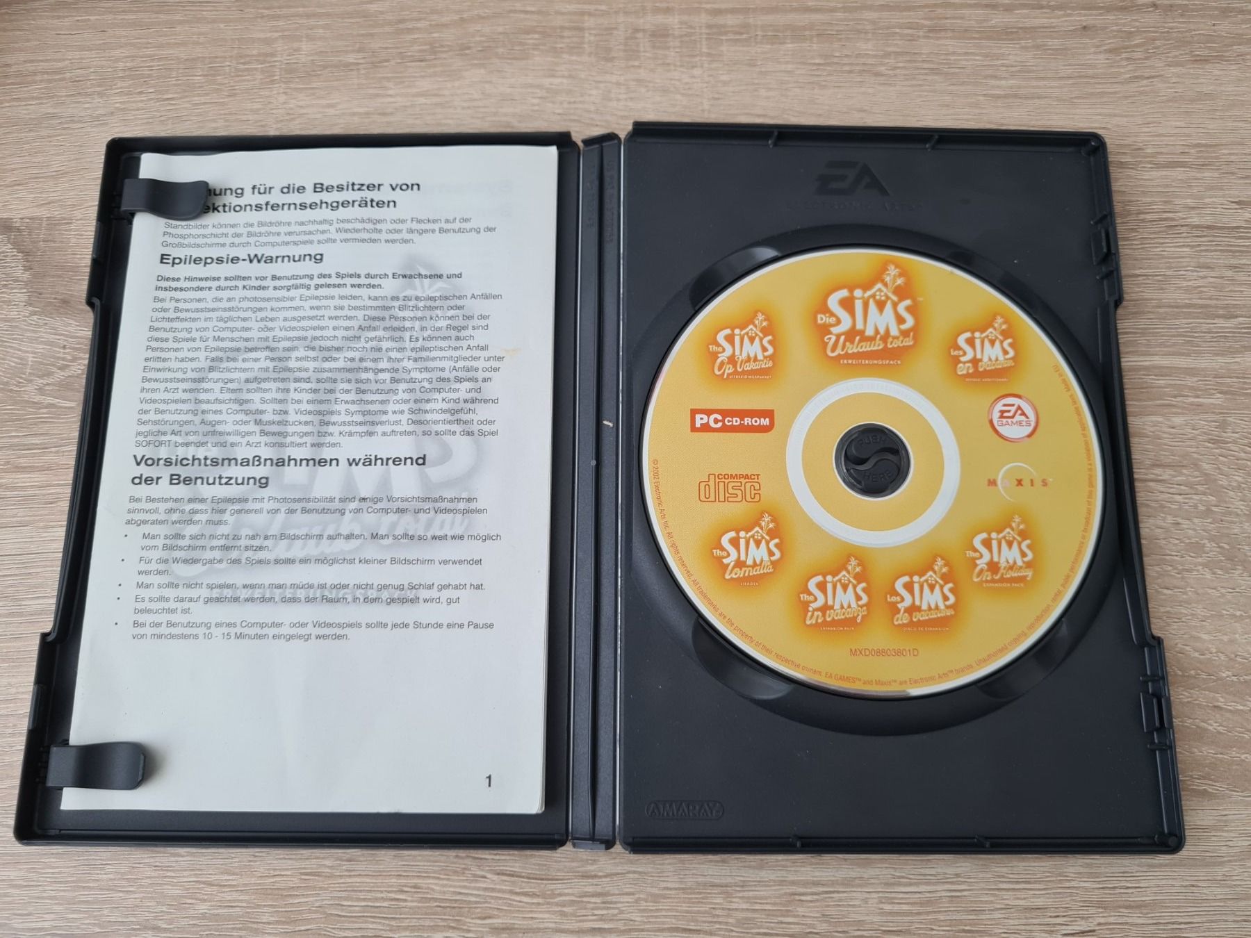Giochi: Die Sims Urlaub Total (German Cover) - PC – Usato da Carouge GE venduto da Gasco 2