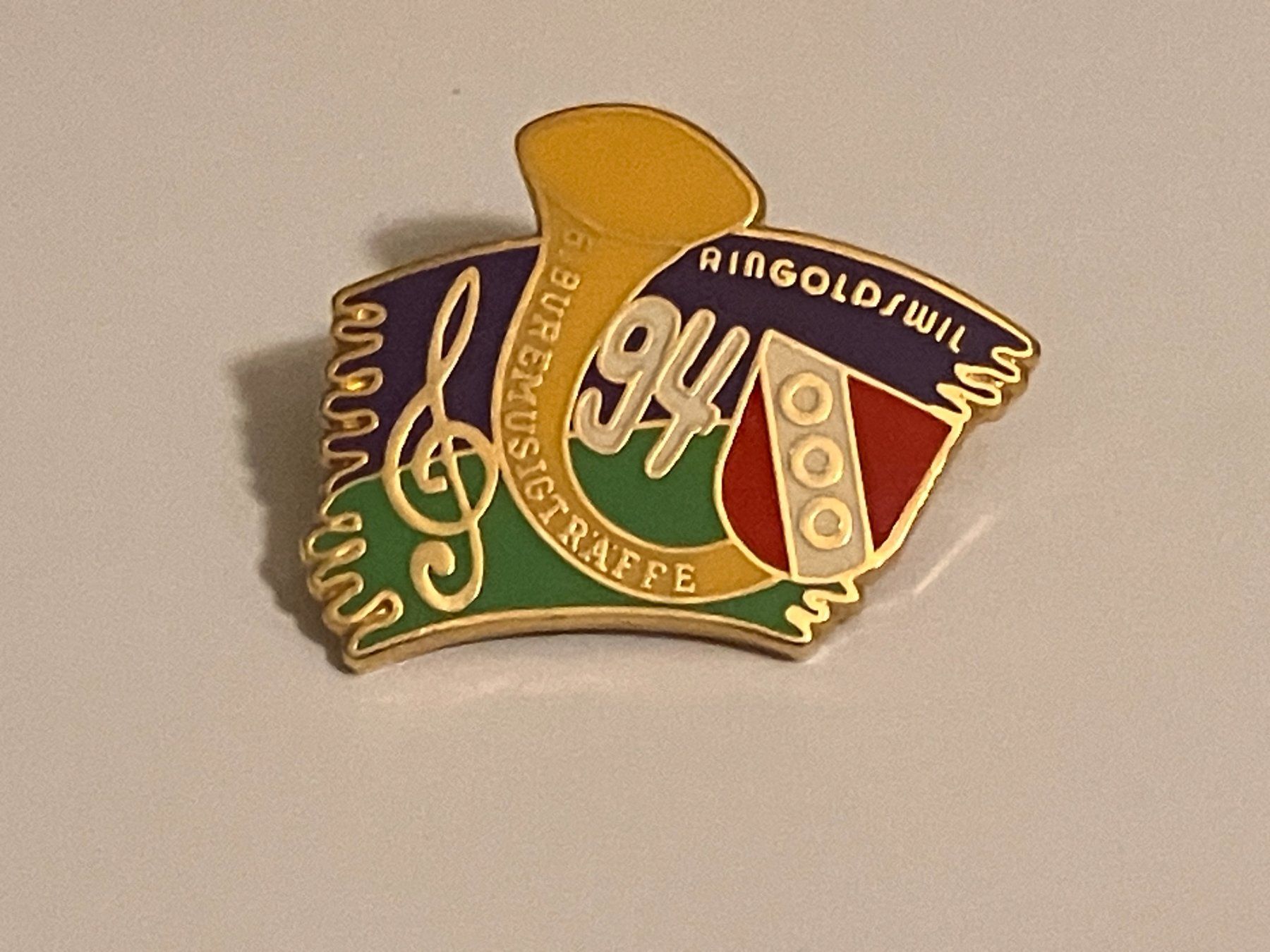 Placchette & Badge: 1 Pin Buremusigträffe Ringoldswil 1994 – Usato da Basel venduto da djwwpp