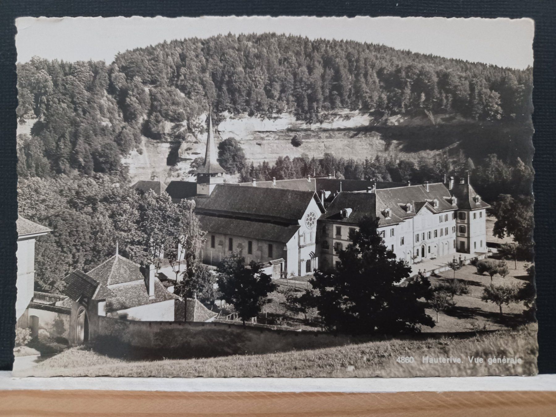 Ansichtskarten: FR, No. 4860, Hauterive, Vue Generale – Gebraucht aus Aarau Rohr von mgvw
