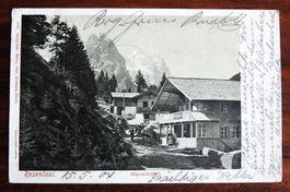 Rosenlaui - Sägemühle, schöne AK, belebt