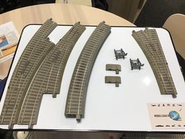 Modelleisenbahn Gleise Konvolut, ROCO G H0
