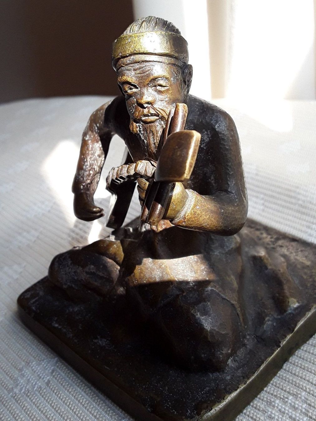 Sculture & Statue: Bronze Mandolinespieler China ca1900 – Usato da Zürich venduto da sanwit 2