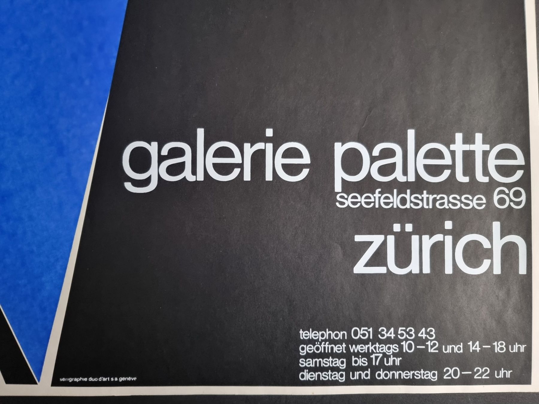 Foto & Immagini: JEAN BAIER PLAKAT HANDSIGNIERT SERIGRAPHIE – Usato da Gersau venduto da grafik-kunst 1