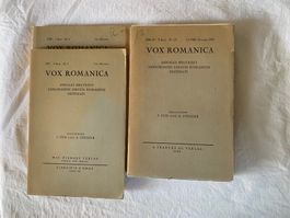 Vox Romanica Annales Helvetici Explorandis Linguis Romanicis
