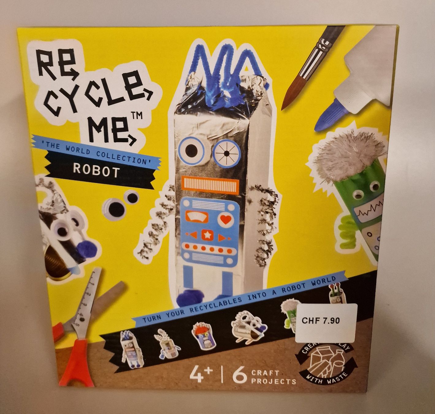 Kit bricolage: Recycle Me Robot Bastelset Neu – Nuovo e nell'imballaggio originale da Oberuzwil venduto da aseinkaufswelt