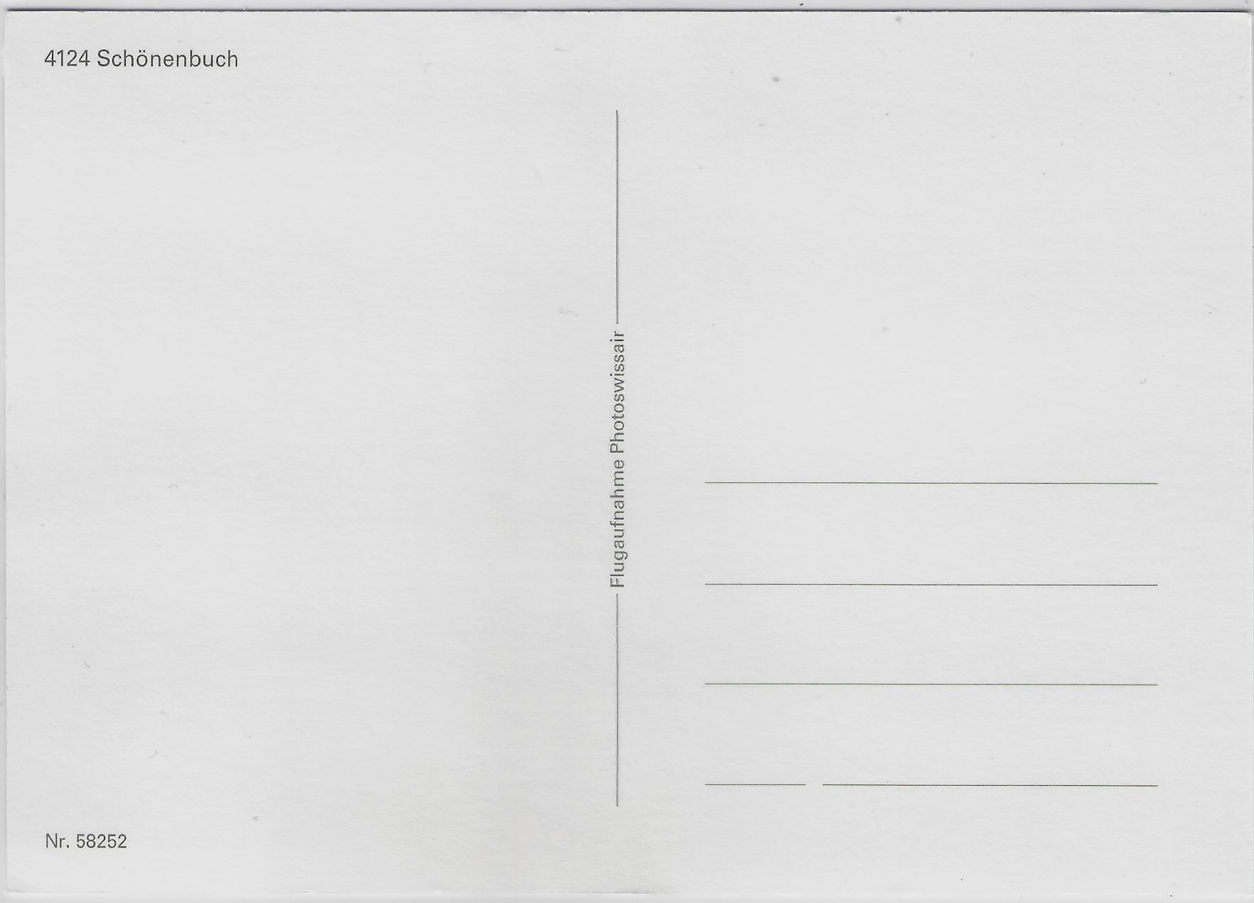 Cartoline postali: Flugaufnahme Schönenbuch BL – Antico da Ettingen venduto da Kartenplanet 1