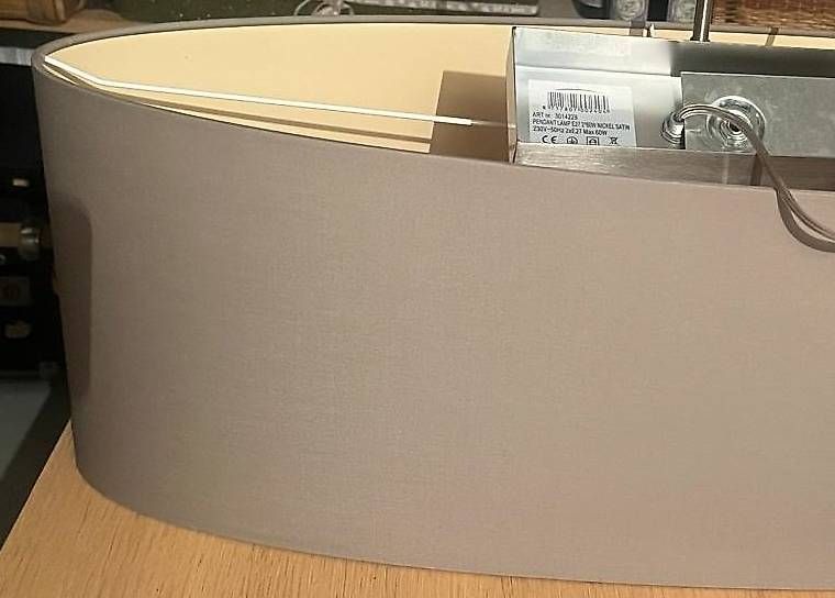 Lampadari & plafoniere: Pendelleuchte Stahl Satin-Nickel – Usato da Egnach venduto da planus 2